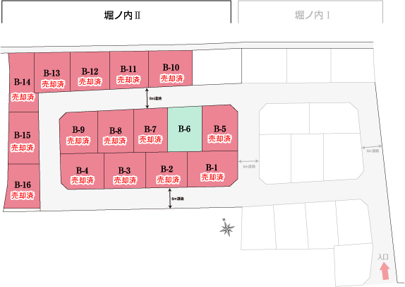 セレーノ大治堀之内2区画図